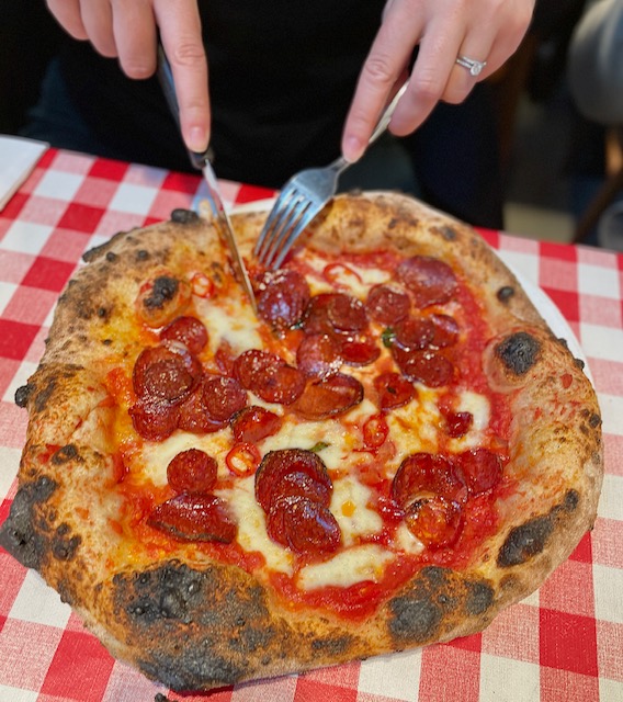 pizza in the city of london