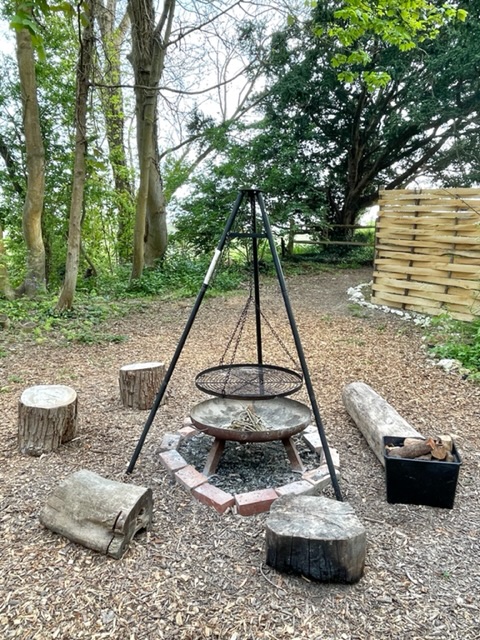 cabin with a hot tub in east sussex