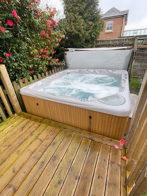 hot tub in lymington