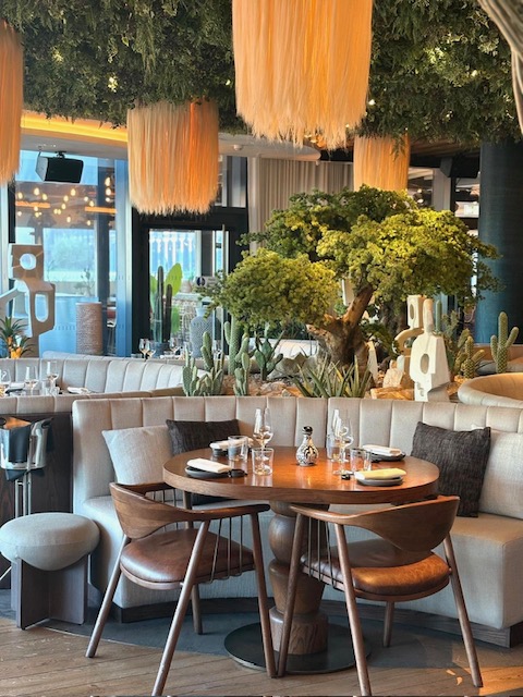 rooftop restaurant in the city of london