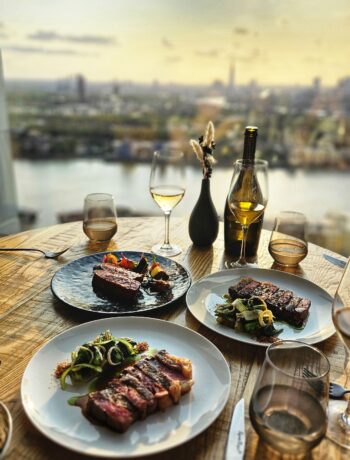 rooftop restaurant in canary wharf
