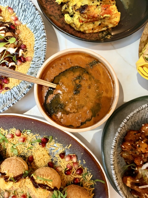 modern indian restaurant in the city of london